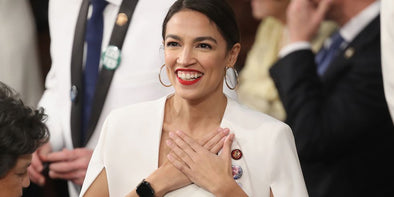 Alexandria Ocasio Cortez embodies all of the things a strong woman should be; courageous, bold, intelligent. She speaks her mind and won't back down. Agree with her or not, her ability to stick to her beliefs makes her an incredible role model for young w