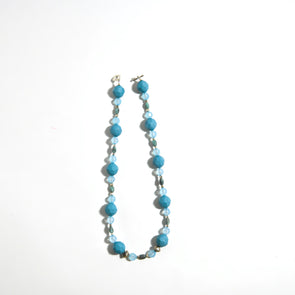 Silver + Blue Lucite One of a Kind