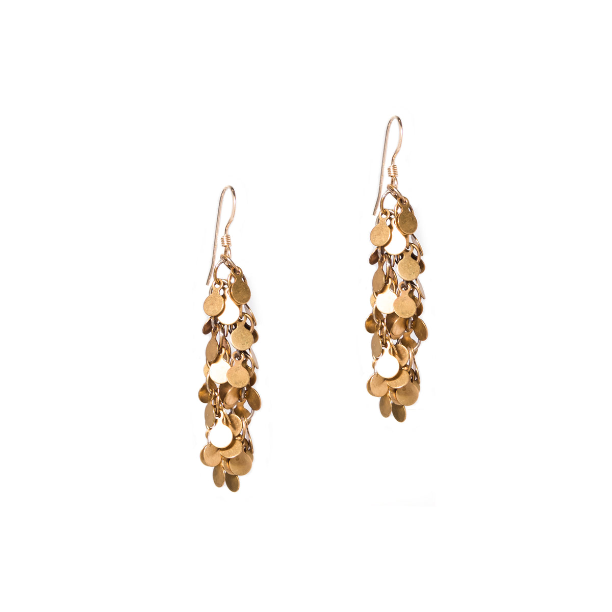 Confetti Earrings | SASKIA | Gold Dangle Earrings
