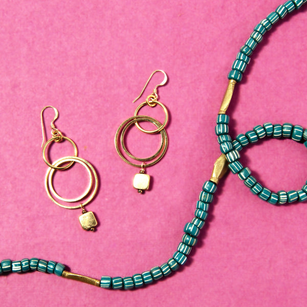 Funky hoop earrings store
