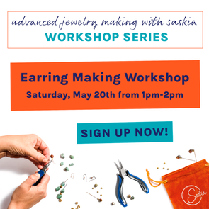 Earrings Workshop - May 20th